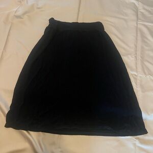 EC 97% Hemp Black Women's Skirt